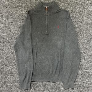 Dark grey ralph lauren quarterzip